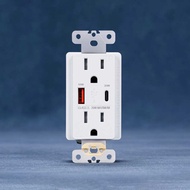 North American Standard usb Socket 15A Wall Socket 20A American Standard Socket Type A Type C Fast C