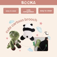 Sooka Accessories Cartoon Doll Brooch With Metal Chain HL-FCD859