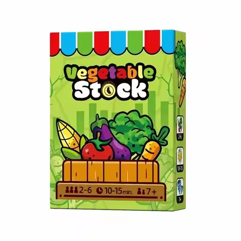 Little Farmer Logic Game: Vegetable Stock Board Game & Cards for Kids - Educational Scoring Puzzle
