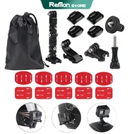 Khớp mount đa hướng gắn Gopro lên mũ bảo hiểm kính xe for Insta360 GoPro Hero 12 11 10 9 8 7 6 5 4 O