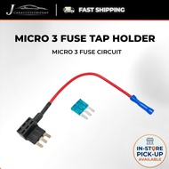 12V Fuse Add-a-circuit TAP Circuit Fuse Tap  Micro 3 Blade Fuse Holder with 15A Fuse dashcam hardwir