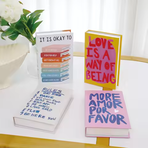 Fake Book Box Luxury Decoration Fake Books More Amor Por Favor Living Room Decoration Elegant Room O