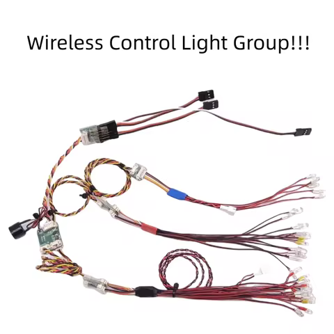 Wireless Light Group with 2.4G Module for Tamiya 1/14 RC Truck Scania 770s Actros Volvo FH16 1:14 Tr