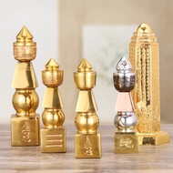 SG~️ Bronze 5 Elements Pagoda Pure Copper Five-Element Five-Wheeled Brake Tower/Five-Yellow Column