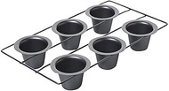 Chicago Metallic Professional 6-Cup Popover Pan, 15.5-Inch-by-9-Inch