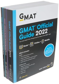 GMAT Official Guide 2022 Bundle: Books + Online Question Bank ใหม่พร้อมส่ง หนังสือติวสอบภาษาอังกฤษล้วน 1set รับ 3เล่ม