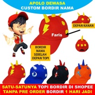 Boys Hats 2-7 Years Horn Character Hats [Free Name Embroidery]