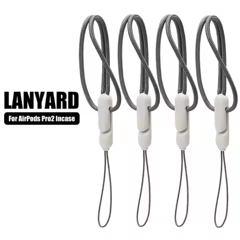 Lanyard For Airpods Pro 2nd Gen Wireless Earphone Anti-lost Rope Nylon Silicone Strap For Apple Airp