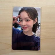 aespa photocard aespa A aespa Zha Jin Winter Photocard spicy el Lucky Card Winter Blue Clothes Winte