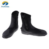 Perfeclan Unisex 5mm Premium Neoprene Hi Top Wetsuits Zipper Boot Diving Boots Water Sports Snorkeli