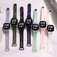 Popkozzi（2 pcs Led Watch ）Electronic Wrist Watch LED Digital Smart Sport Watch Luminous Square Dial Kids Wristwatch For Children Birthday Gift