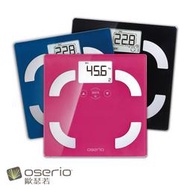 oserio時尚多彩中文體 脂計FSC-351(四合一/體 脂肪率/BMI/體重機/體 脂機/基礎代謝率/歐瑟若)
