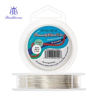 1roll Round Craft Copper Wire Sier 0.6mm 22 Gauge