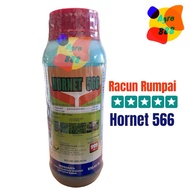 Hornet 566 / 1 LITER Racun Rumpai / Rumput Sambau + Kerbau + Pait / Glufosinate Ammonium / 100% ORIG