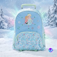 香港迪士尼樂園 Frozen 魔雪奇緣 冰雪奇緣 Elsa Anna 愛莎 艾莎 安娜 小童 兒童 粉藍色 書包 背包 背囊 連拉杆 Backpack 全新正版有牌 Disneyland HKDL 生