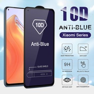 Full Coverage Anti UV Blue Light Tempered Glass For Xiaomi Mi 14 13 12 11 Lite 13T 12T 11T 10T 9T Redmi 9T 10A 10C Note 13 12 11S 10 9 9A 9C 9s 6 6A 7 8 8A Pro Pocophone F1 Poco F5 X3 F2 F3 M3 F4 GT Pro Screen Protector