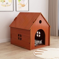 Cat House Four Seasons Universal Kennel Winter Warm Wooden Cat House Dog House Pet Dog House House Outdoor Wooden House Indoor