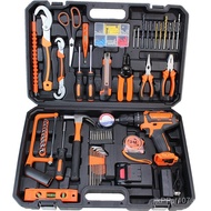 Set Toolbox Hardware Tools Daquan Household Set Rechargeable Drill Power Tool Lithium Electric Drill