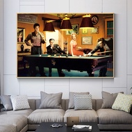 Classic Movie Canvas Painting Elvis Presley Humphries Burgate Play Poster Living Room Mural