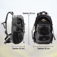 Guanhua 35L Mountaineering Backpack Outdoor Hiking Lite Camping Black