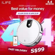 ILIFE V9 Navigation Smart Robot Vacuum Cleaner Mopping Robot 3000Pa Suction 2600mAh APP