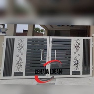 plat plasma cutting 15mm 20x80cm ornamen pintu pagar besi kanopi tempa klasik