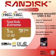 Sandisk Extreme Pro 4K Up to 200MB/s MicroSD Card With Adapter MEMORY CARD (16GB/32GB/64GB/128GB/256