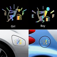 [Ready Stock] Gas Fuel Gage Empty Car Sticker Window Reflective Sticker Decal Body Sticker Laptop Lu