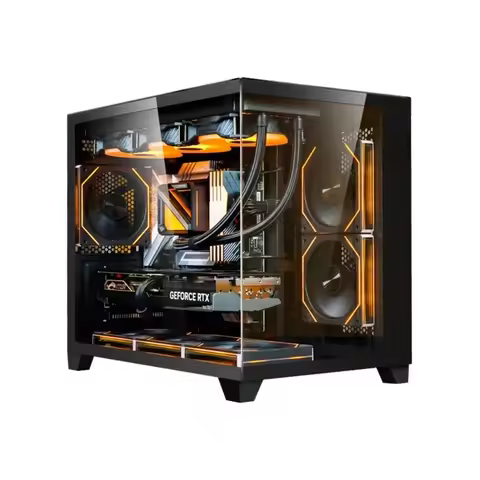 RTX5060/5060Ti sea view room computer host i5-12400F/12600KF/14600KF high-end e-sports game DIY asse