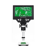 5.5 "กล้องจุลทรรศน์ดิจิตอล LCD 1000X 1080P กล้องจุลทรรศน์เหรียญแว่นขยายพร้อมขาตั้งกล้องจุลทรรศน์สำหรับซ่อมอุปกรณ์อิเล็กทรอนิกส์บัดกรี