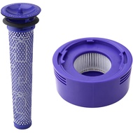 Pre Filter + HEPA Post-Filter Kit for Dyson V7 V8 Cordless Vacuum Replacement Pre-Filter and Post- Filter