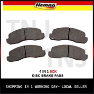 HEMAN 4 IN 1 DISC BRAKE PAD ( FRONT ) TOYOTA DYNA BU36 , DYNA BU60 , COASTER KB20 , COASTER BB20 - H