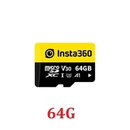 ไมโครเอสดี Insta360Insta 360 X4 X3หนึ่ง X2 RS Micro SD การ์ดความจำ64GB 128GB 256G 512G ความเร็วสูงอุ