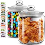 4L Glass Jar | Large Jumbo Jar | 4L Pickled Jar | Canister Candied Jar