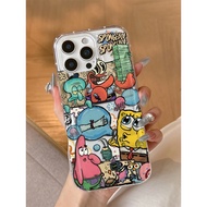 Soft clear REDMI case SpongeBob Fun Style for Redmi F4 F5 M3 M4 X3 10 12 9 Note 10 Pro 11 Pro 12 Pro