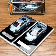 404error 1:64 Murcielago Ice blue resin limited edition model cars