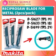 MAKITA RECIPRO SAW BLADE FOR METAL (2pcs/pack) RECIPROCATING JIGSAW RECIPROSAW M4501B JR3051 STEL365
