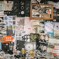 Junk journal junk journal Handbook Base Long Night Book Pregnancy Time Trendy Sticker Mixed Material