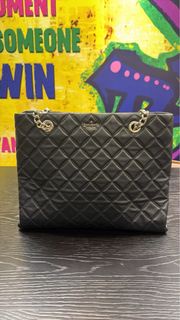 Kate Spade 黑色菱格鏈條手袋