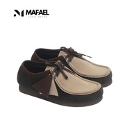 Wallabees Men's Casual Shoes - Brown Combi Outsole Shoes - Chungky Wallabee Shoes