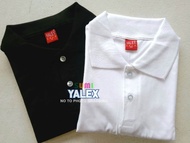 YALEX POLO SHIRT Black / White Unisex XS to 2XL