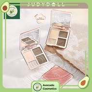 [JUDYDOLL] JUDYDOLL Contouring Powder Palette & Highlighter 4 Boxes, Supports contouring and natural