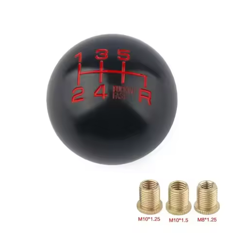 Pkx A Set for Acura/TOYOTA/NISSAN Style Black 6 Speed M10X1.5/M10X1.25/M8X1.25 Gear Shift Knob