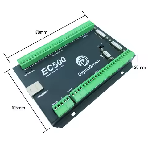 Mach3 Ethernet CNC Controller EC500 3/4/5/6 Axis Motion Control Card For CNC Engraving Machine For M