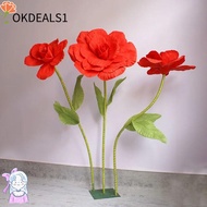 DEALSHOP Simulation Rose Flowers, 30cm PE Foam Rose