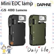 DAPHNE-HOME Keychain Flashlights, Magnetic Ultra Bright EDC Torch, Portable G5 Rechargeable with 180