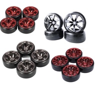 Drift Tyres  with Wheel Hub for Rc Car Hsp Xray Rc Drift TAYAR DRIFT UNTUK KERETA RC ANDA RC UPGRADW