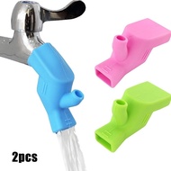 【HAWT】2pcs Faucet Extender Kitchen Nozzle Silicone Water-saving Durable Extension