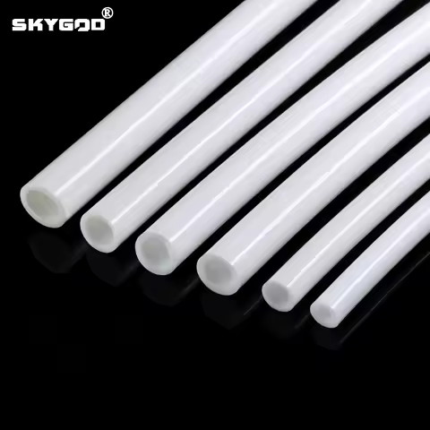 1/3/5/10M Silicone Tube Food Grade Rubber Hose White Flexible Aquarium Air Irrigation Pipes Water Co