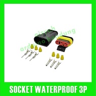 3P WATERPROOF CONNECTOR SOCKET 3 PIN CABLE CONNECTOR